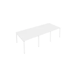 Переговорный стол (3 столешницы) Метал Сйстем Б.ПРГ-3.1 Белый / Metal System