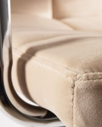 Стул барный ДОБРИН КРУГЕР АРМ (бежевый велюр (МДЖ9-10)) 2 шт / DOBRIN KRUGER ARM (MJ9-10))