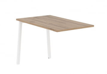 Брифинг-приставка ЕДИС ЕЛБ 1167 Дуб Денвер светлый Белый / EDIS ELB