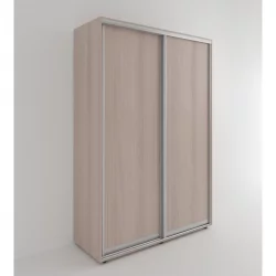 Шкаф-купе 2-х дверный Акцент-Сим Д 1000х600 Ясень шимо светлый