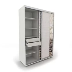 Блок ящиков для шкафа 1600x600 и 2400x600 Ящ-77 ШС Ясень шимо светлый