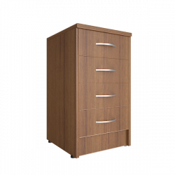 Тумба приставная (с замком) Riva А.ТП-4F-S Орех Гварнери