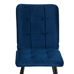 Стул обеденный Бари ЛТ, велюр, Блуе (синий), 41х55х89 см / Bari LT, Blue