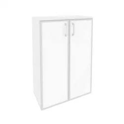 Шкаф средний широкий ОНИКС О.СТ-2.4Р вхите Белый Бриллиант / ONIX O.ST-2.4R white