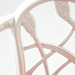 Скамья Secret De Maison Strauss (Штраус) + подушка алюминиевый сплав, 99*56*76, butter white