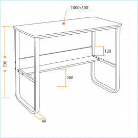 Письменный стол WD-03 Light