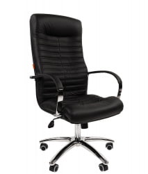 Кресло руководителя CХАИРМАН 480 Н экокожа Черный / CHAIRMAN