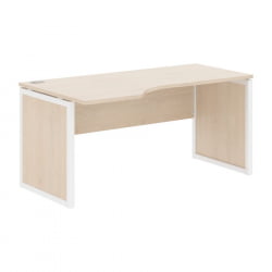 Стол письменный левый КСТЕН-КП КСКПCЕТ 169 Л Бук Тиара Белый / XTEN-QP XQPCET L