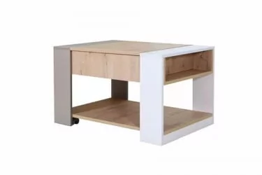 Стол-трансформер Хаски 13 Дуб Ирландский Мокко Белый