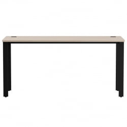 Стол прямой на металлокаркасе, опоры 45 гр Everprof EVO 254S004 Дуб Соната Черный