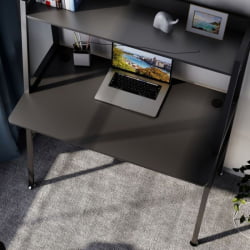 Геймерский стол ЕУРЕКА ЕРК-ЛД-43Б Блаcк / EUREKA ERK-LD-43B Black