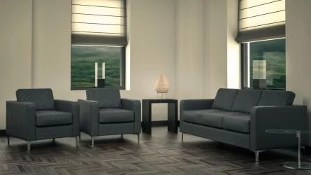 Диван с металлическими ножками Актив (2Д) ЕУРОЛИНЕ-996 / EUROLINE-996