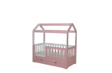 Кроватка для новорожденных В-2 с ящиками 800x1600 Бизе