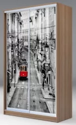 Шкаф-купе Хит-24-12-77 Лондон Ясень шимо темный