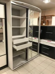 Блок ящиков для шкафа 1200x600 и 1800x600 Ящ-57 ШС Ясень шимо светлый