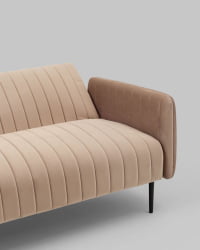 Бежевый диван Дрезден велюр Бежевый