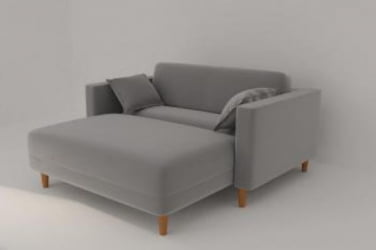 Диван прямой Урвик (Berhouse) Цвет фасада: Левис 04 велюр; Тип: Прямой; Материал фасада: Металл/Велюр