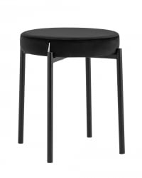 Табуретка Рио велюр Черный