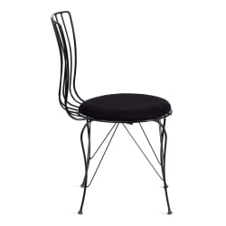 Стул LALITA (mod. 172) металл/ткань, 44 х 51.5 х 85 см, Black (черный)