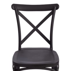 Стул CROSS (mod. PL24) / 1 шт. в упаковке пластик, 48 х 58 х 89 см, Black (черный) 05