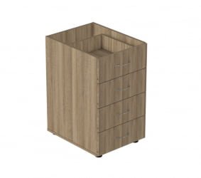 Тумба приставная Р.Т-4.3 Серая