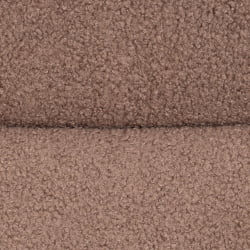 Кресло Довер хром букле, коричневый, барни кокоа / Dover barni cocoa