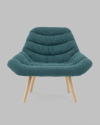 Кресло Олби Страйпс темно-бирюзовый