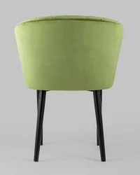 Стул с подлокотниками Нейтон велюр Травяной