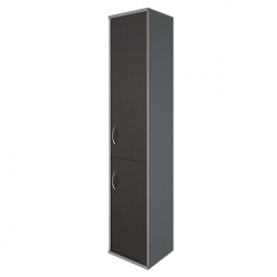 Шкаф высокий узкий правый Riva А.СУ-1.3 Пр Венге/Металлик