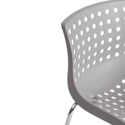 Стул СКАЛБЕРГ (мод. C-084-А) металл/пластик, 46 х 56 х 79 см, Грей (серый) / Хроме (хром) / SKALBERG (mod. C-084-A) Grey Chrome