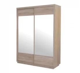 Двустворчатый гардеробный шкаф 1500 (дуб сонома)