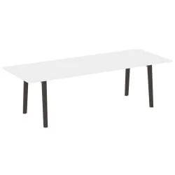 Стол переговорный ОНИКС ВООД ОВ.ПРГ-25 Белый Бриллиант/Темный / ONIX WOOD OW.PRG-25