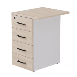 Тумба приставная с топом Everprof EVO 254Т1203 Дуб Соната Белый