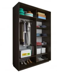 Шкаф-купе 3-х дверный Акцент-Вера КР 2100х600  Венге