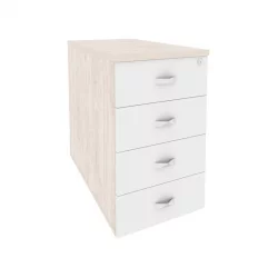 Тумба приставная / опорная ОНИКС О.ТПО-1.8 Денвер Светлый/Белый / ONIX O.TPO-1.8