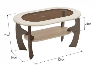 Кофейный столик Маджеста-2 Венге Клен Азия