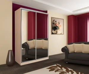 Шкаф-купе Рио-4 Дуб Млечный