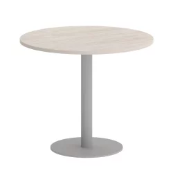 Стол журнальный круглый ХОМЕ ОФФИCЕ ВР.СП-5-90.1 Денвер Светлый/Серый металл / HOME OFFICE VR.SP-5-90.1
