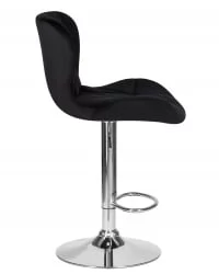 Стул барный ДОБРИН БАРНИ Черный велюр МДЖ9-101 / DOBRIN BARNY MJ9-101