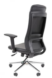 Офисное кресло CХАИРМАН 500 ЛЮКС (ЛУКС) ЭКО экокожа Черный / CHAIRMAN (LUX)