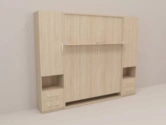 Кровать-трансформер Смарт 1 Ш+К+Ш 1400 Венге