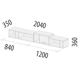 Полка в детскую Аляска 501.07