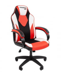 Кресло геймерское CHAIRMAN GAME 17 черный/красный/белый