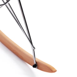 Кресло CINDY (mod. C1025A) пластик/металл/дерево, 65 х 61 х 74 см, белый 018 /натуральный