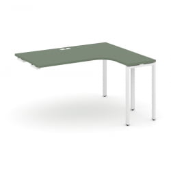 Стол-приставка к опорной тумбе/шкафу (правый) CОНCЕПТ CН.ОСАПР-006(Р) Дуб Мали Белый / CONCEPT CN.OSAPR-006(R)