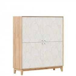 Шкаф Ройбен ЛД 640.050.000 Дуб золотой Белый