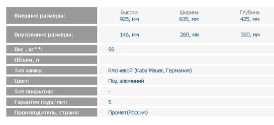 Депозитная ячейка DB-12 DGL
