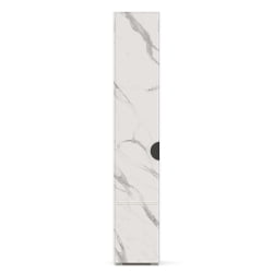 Шкаф 400 левый Вилена ЛД 138.120.000 Оникс Серый/Монте белый