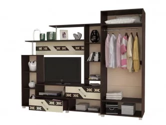 Стенка-горка в гостиную Зодиак со шкафом