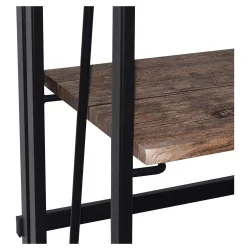 Стеллаж в гостиную BRABIX LOFT SH-001 Мореный дуб